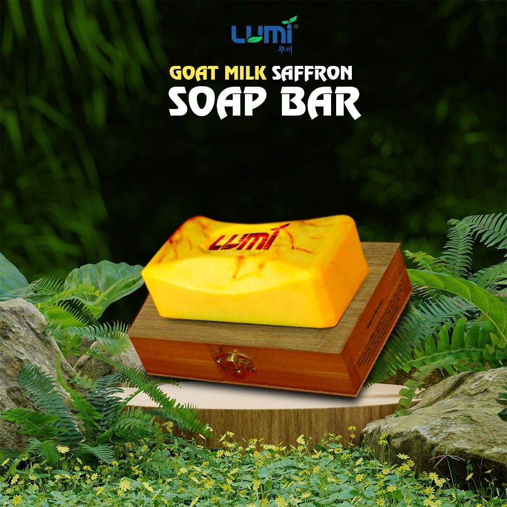 Lumi Saffron Goat Milk Soap Bar